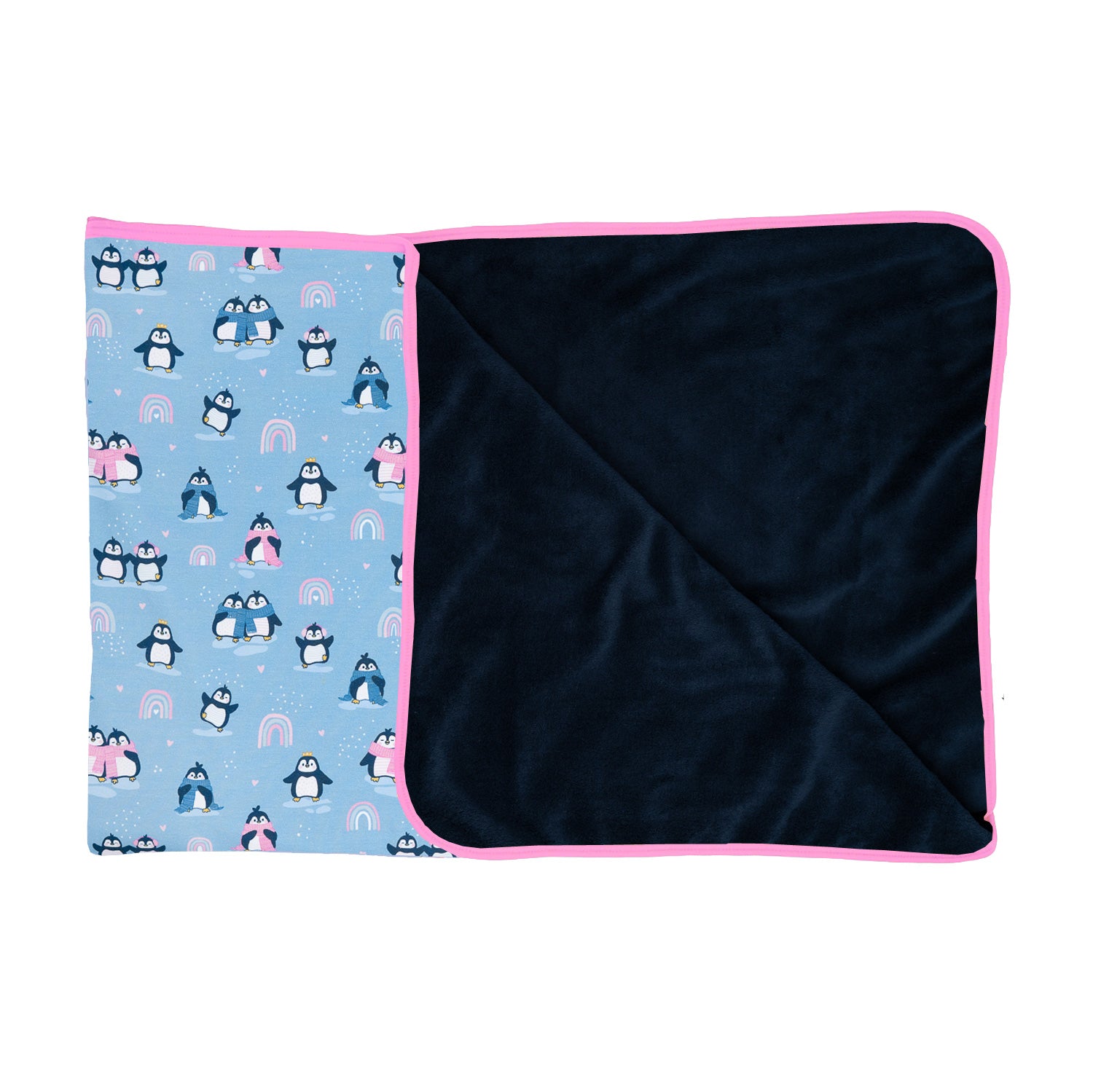 Kuscheldecke SuperXXL PinguinFriends Dunkelblau