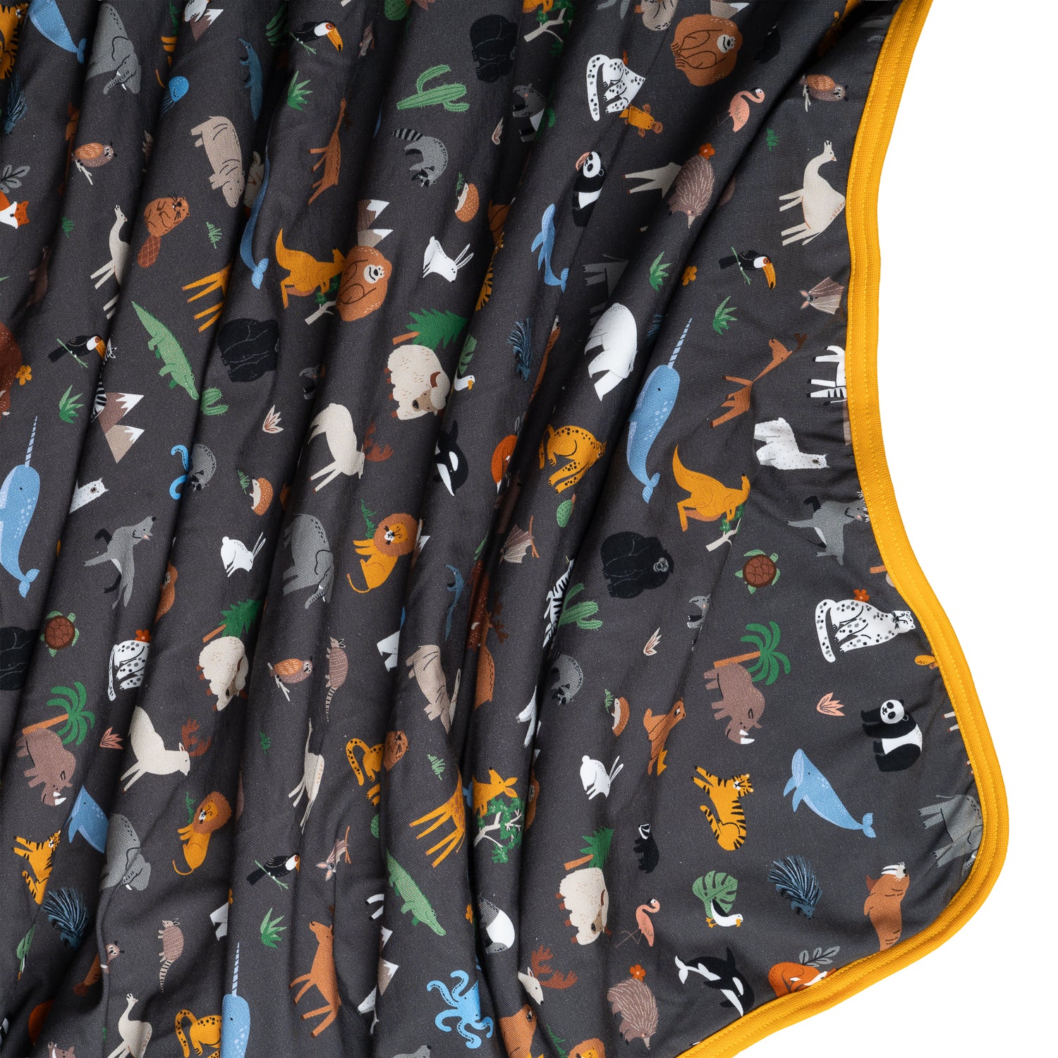 Kuscheldecke SuperXXL Oberseite im Stil BabaubaAnimalsOfTheWorld