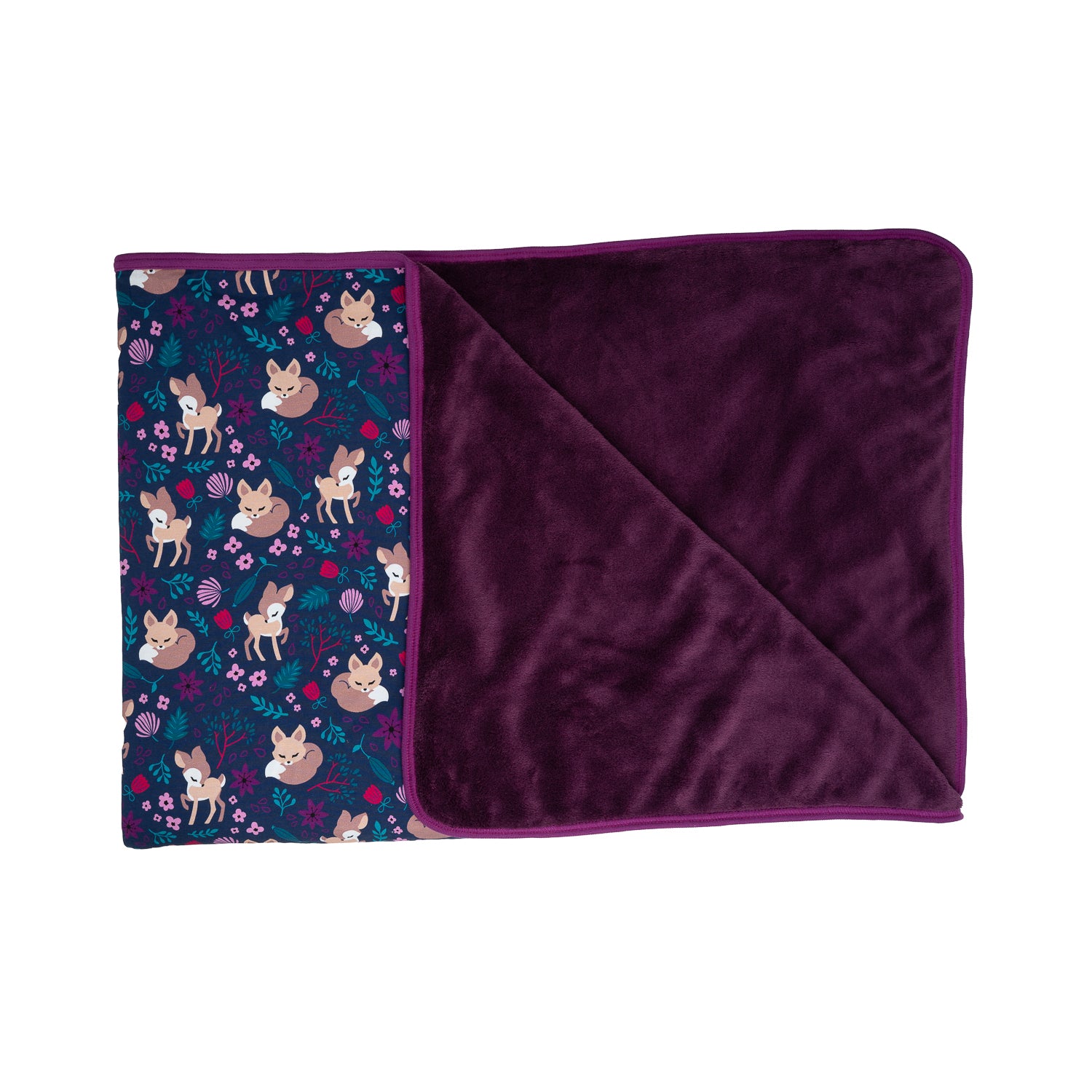 Kuscheldecke SuperXXL im Stil BabaubaNightlyForest