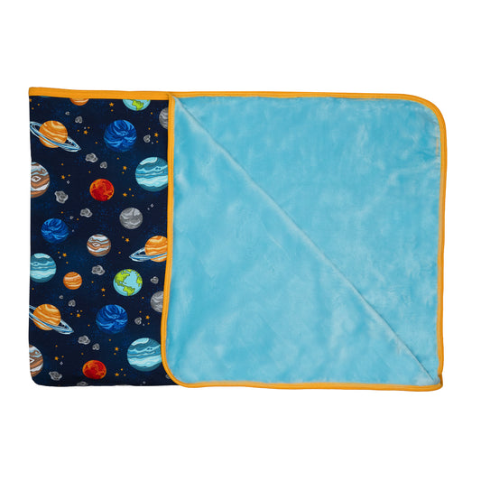 Neu Kuscheldecke SuperXXL Planets-Sonnengelb