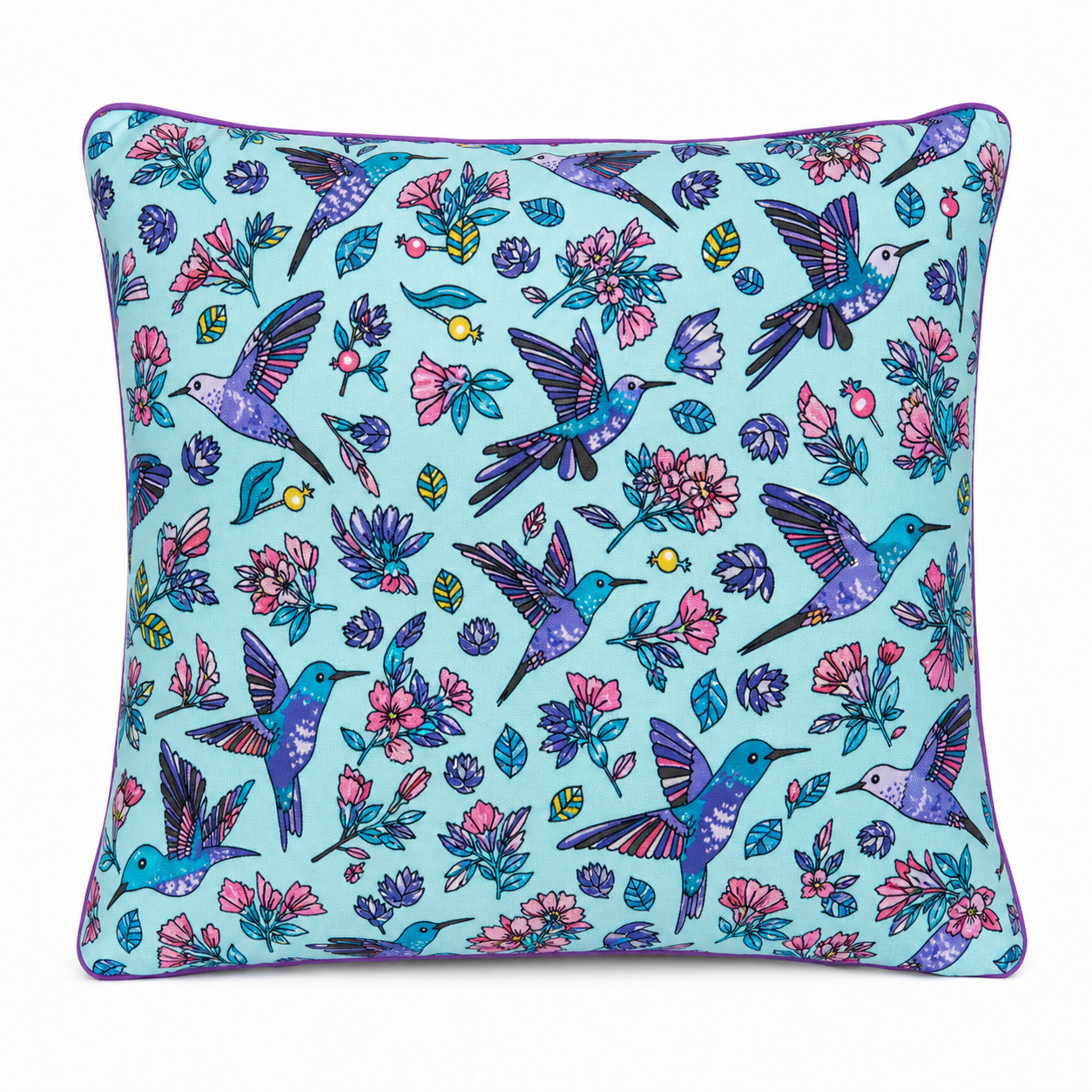 Kissenbezug im Stil Hummingbirds