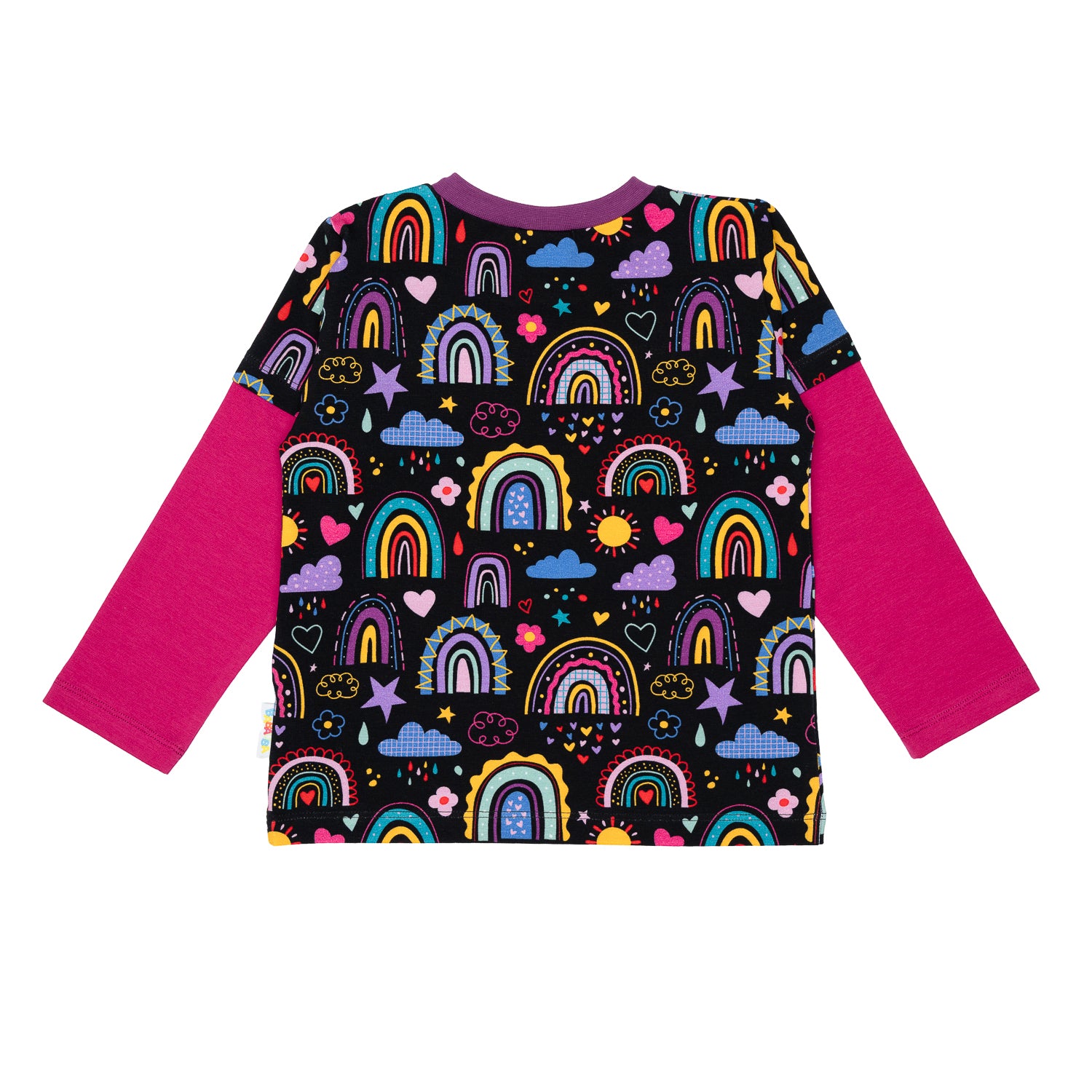 Longsleeve T-Shirt LovelyRainbows-Black
