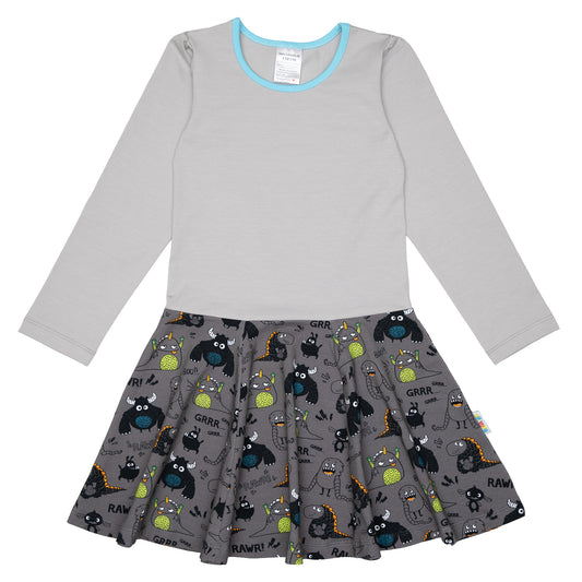 Langarm-Drehkleidchen CoolMonsters