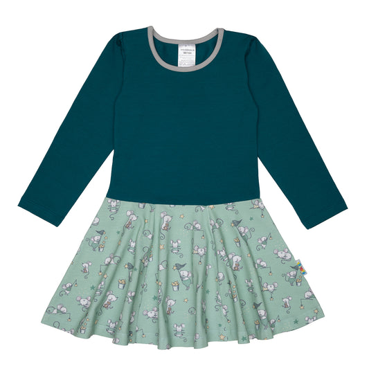 Langarm-Drehkleidchen LittleMouse