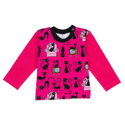 Langarmshirt im Babauba-Stil BlackCats