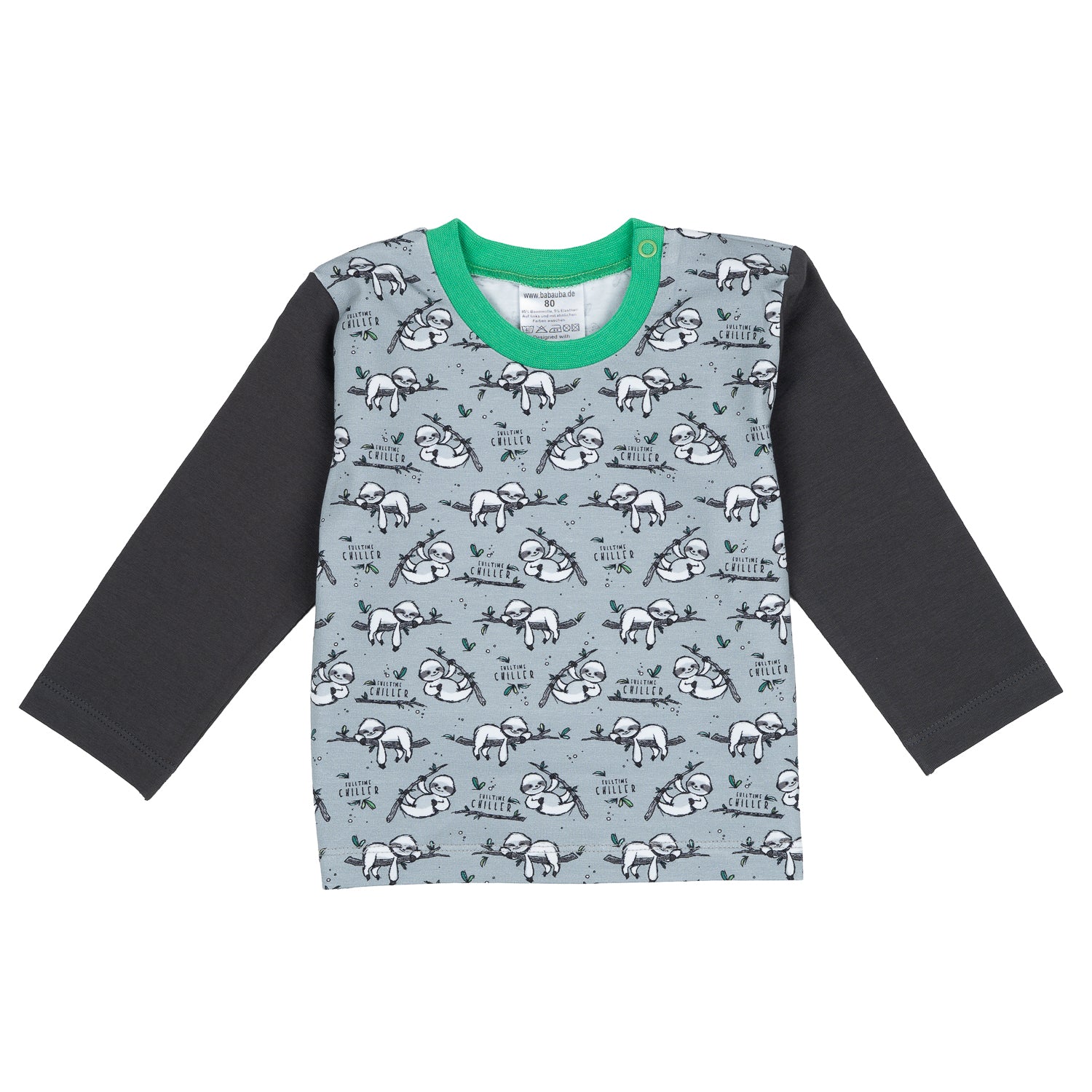 Langarmshirt im Babauba-Stil Fulltimechiller