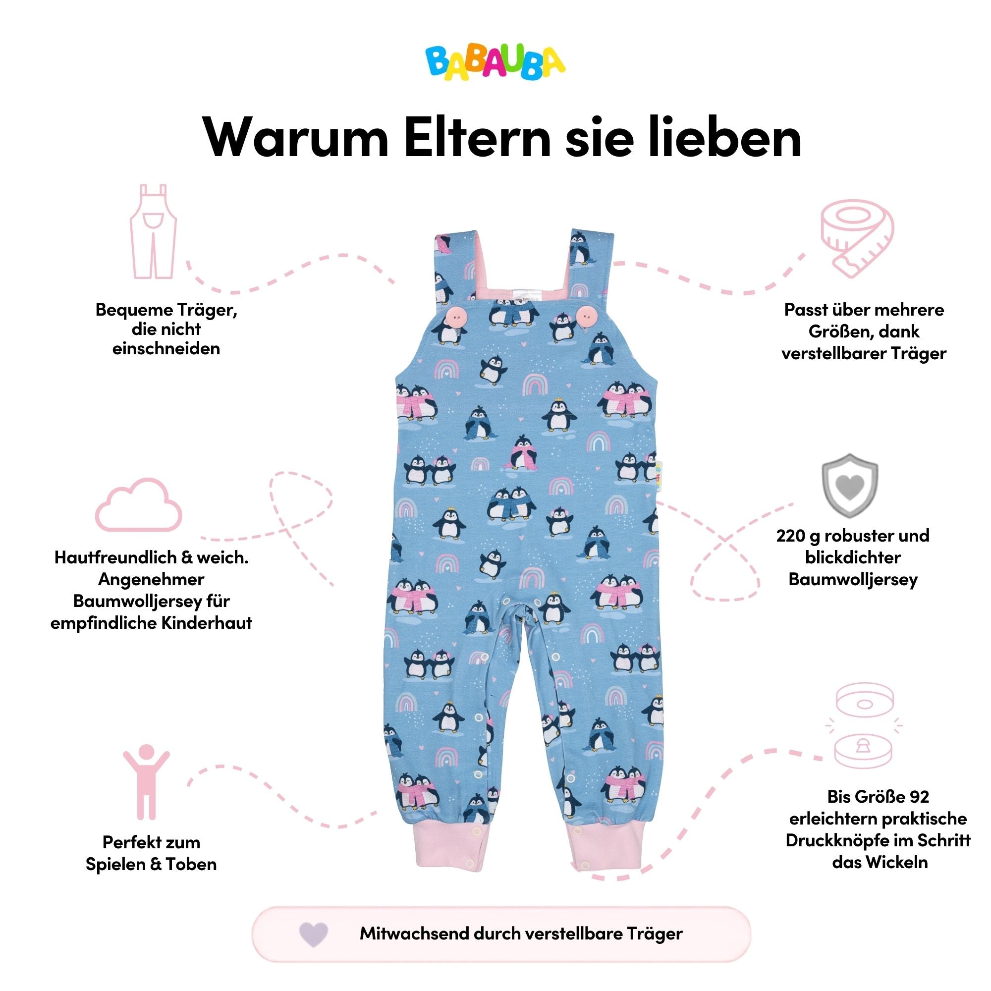 Latzhose PinguinFriends