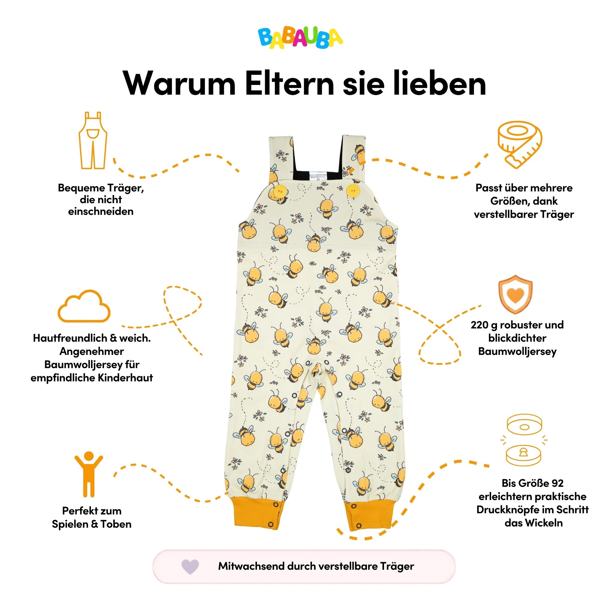 Latzhose BabyBees
