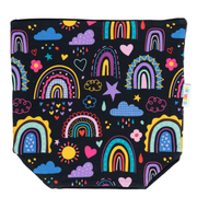 Loop-Scarf LovelyRainbowsBlack