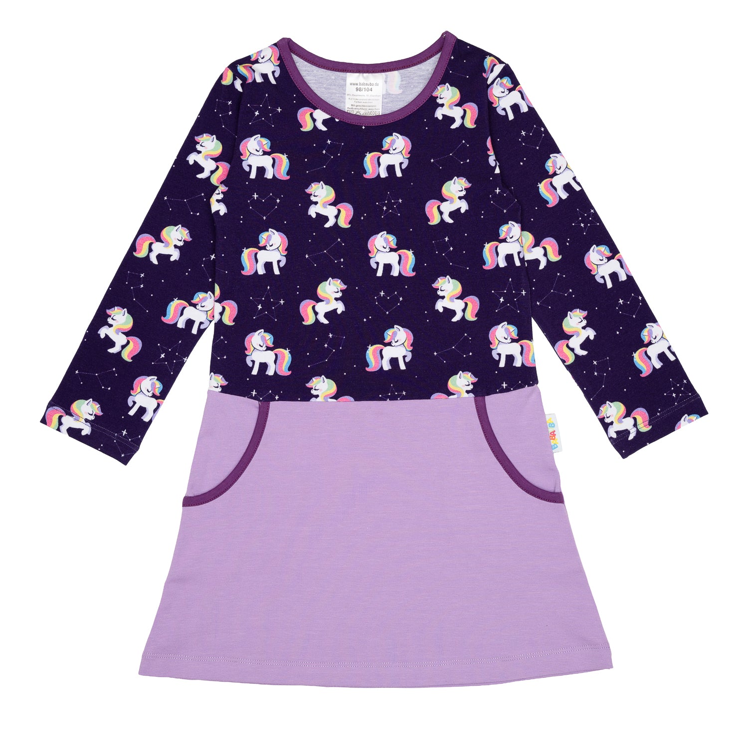 Longsleeve-PocketDress GalaxyUnicorns