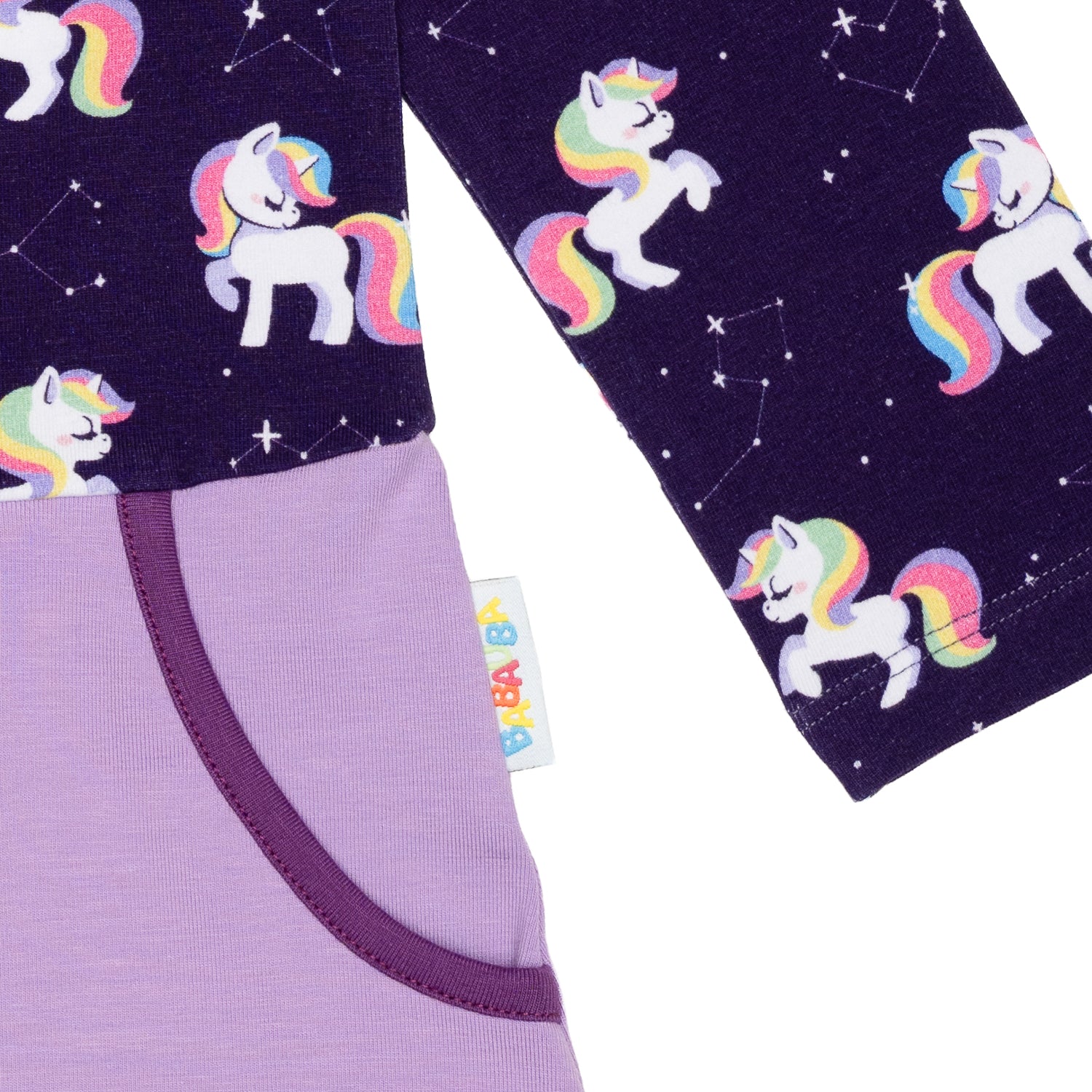 Langarm-PocketDress GalaxyUnicorns
