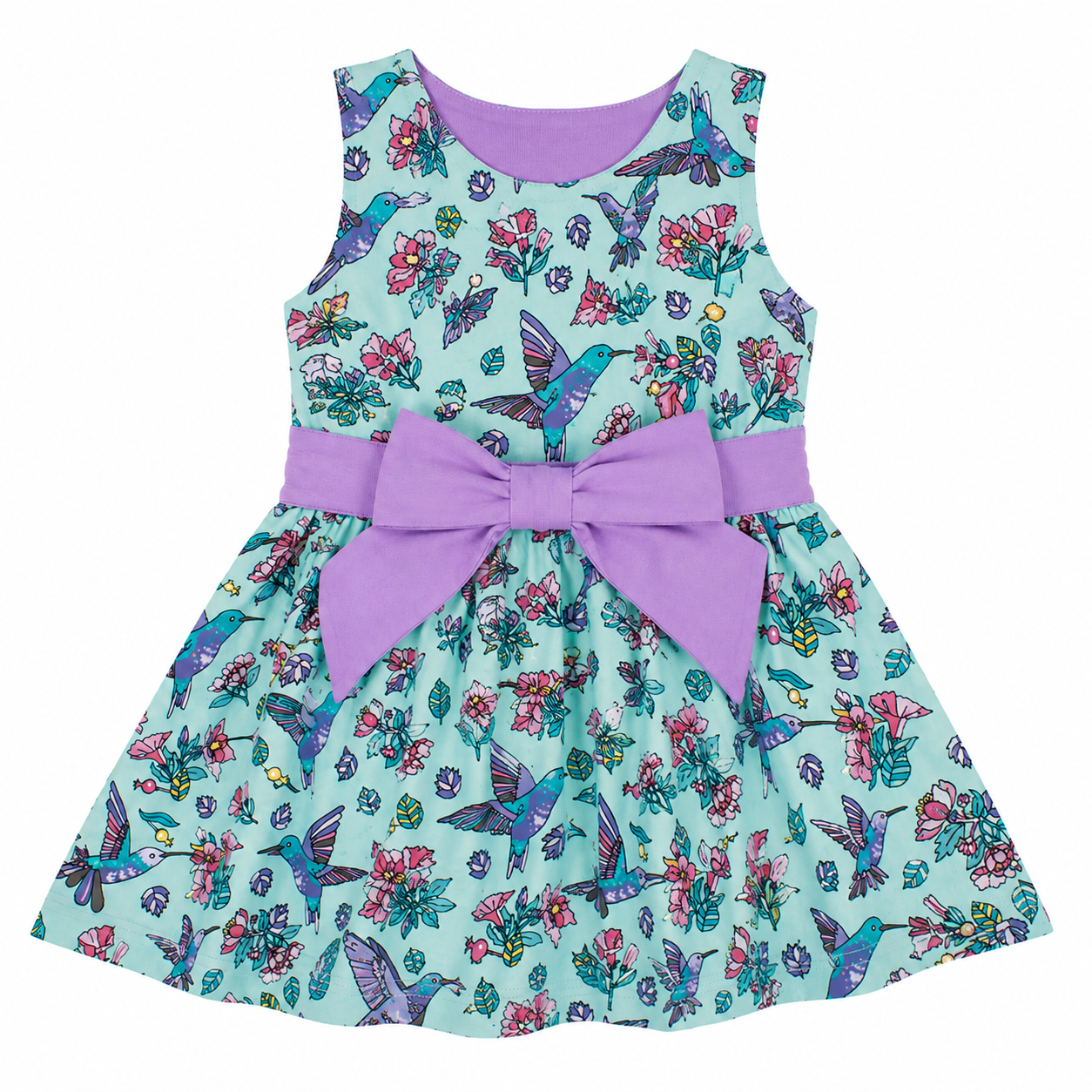 Festliches Kleid im Stil Hummingbirds