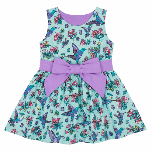 Festliches Kleid im Stil Hummingbirds