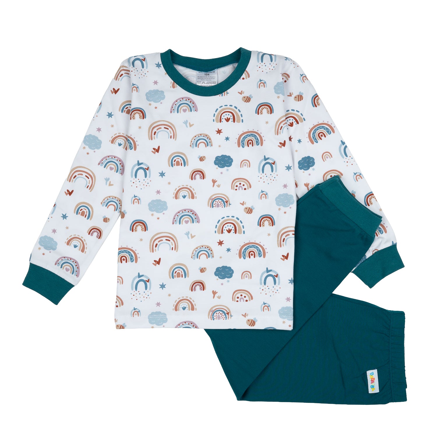 2-teiliges Pyjamaset im Babauba-Stil MiniRainbow