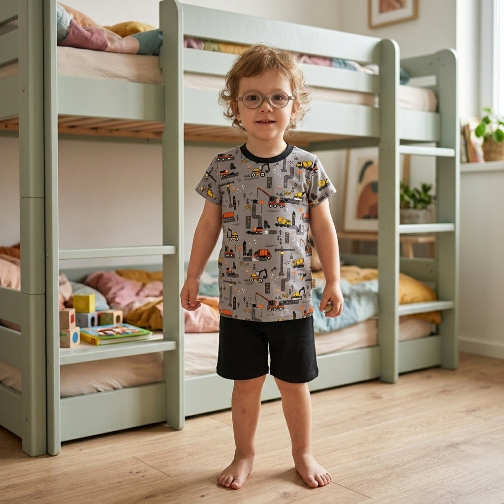 Pyjama-Set Shortstyle ConstructionWorld
