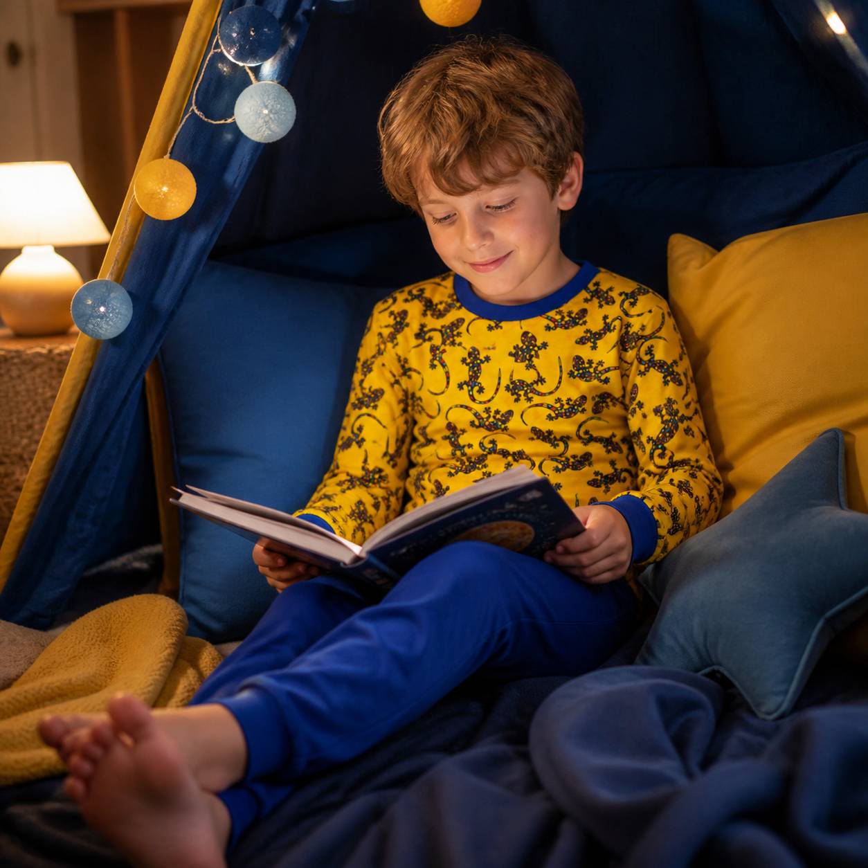 Pyjama-Set im Stil Salamander
