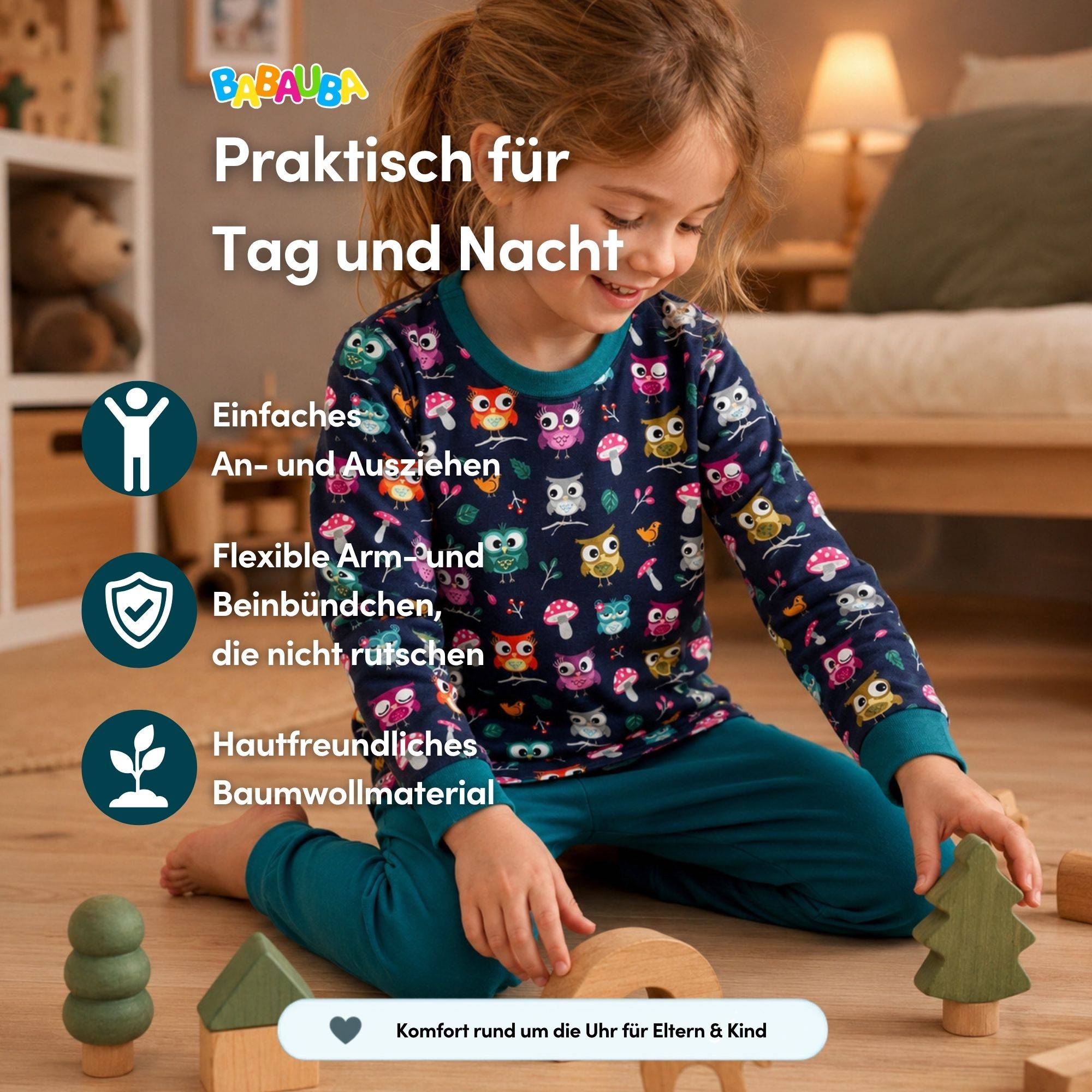 Pyjama-Set Hoots-Night