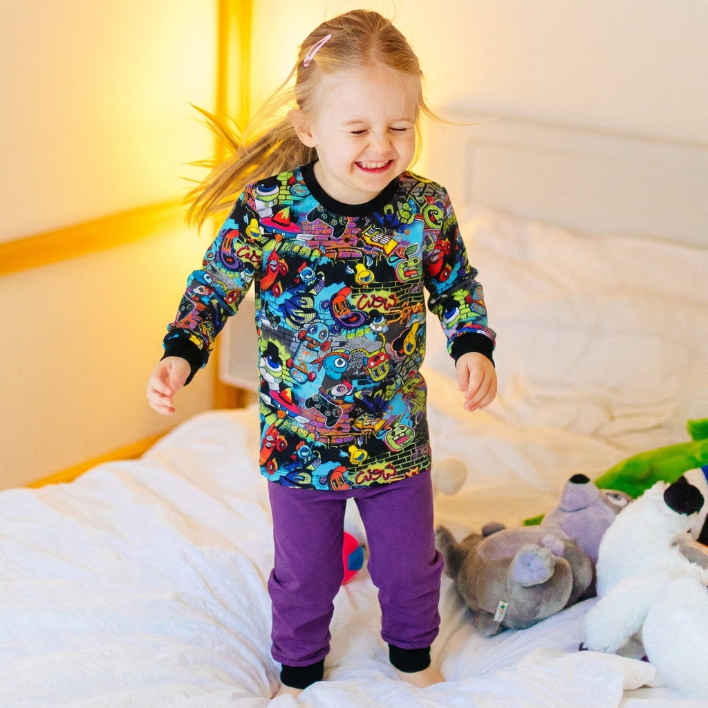 Pyjama-Set CrazyGraffitiMonsters