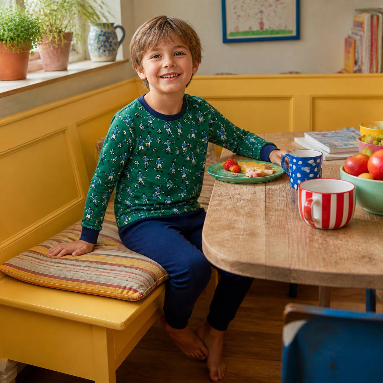 Pyjama-Set im Stil Soccer