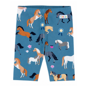 Kurze gemusterte Radlerhose für Kinder