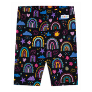Kurze gemusterte Radlerhose für Kinder