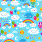 Babauba Grafik Motiv Rainbowsandclouds