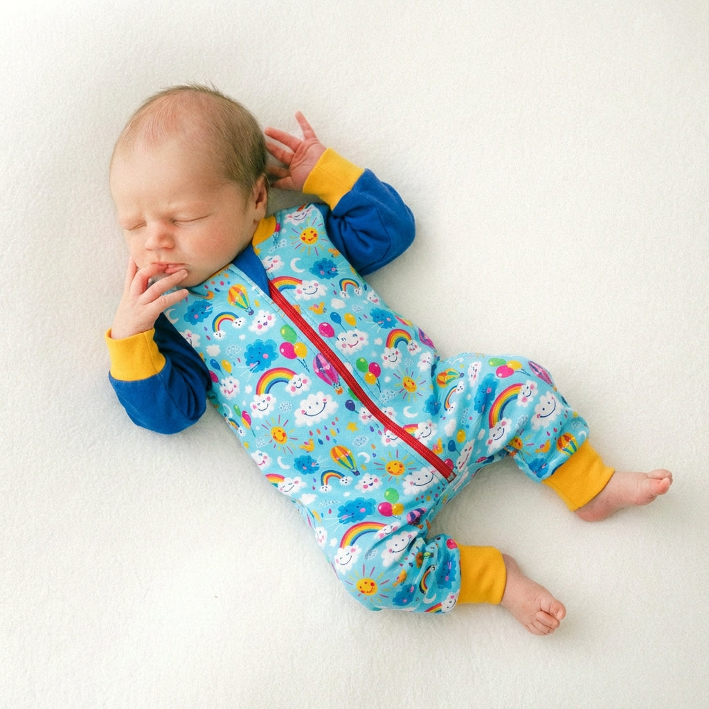 Schlafi RainbowsAndClouds-Blue