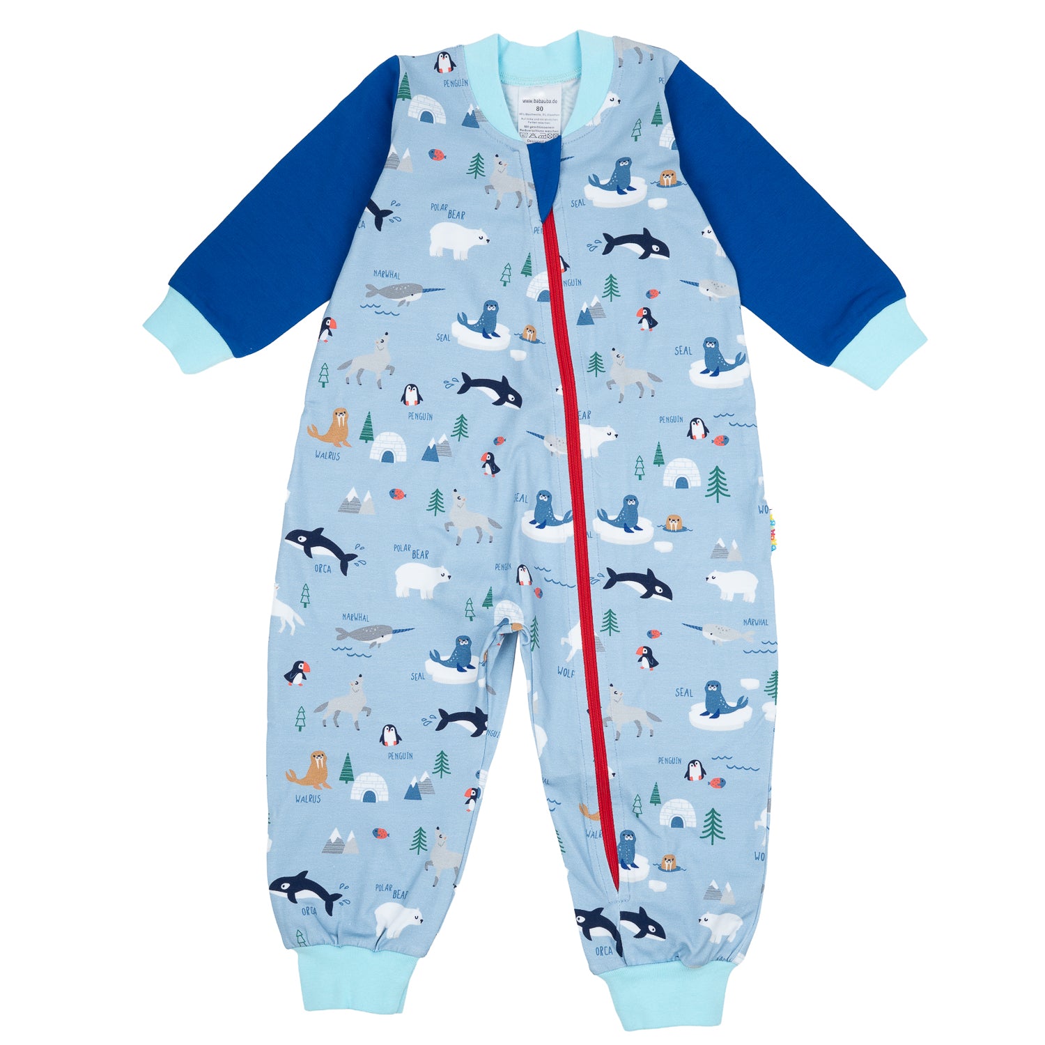 Schlafanzug im Babauba-Stil ArcticAnimals