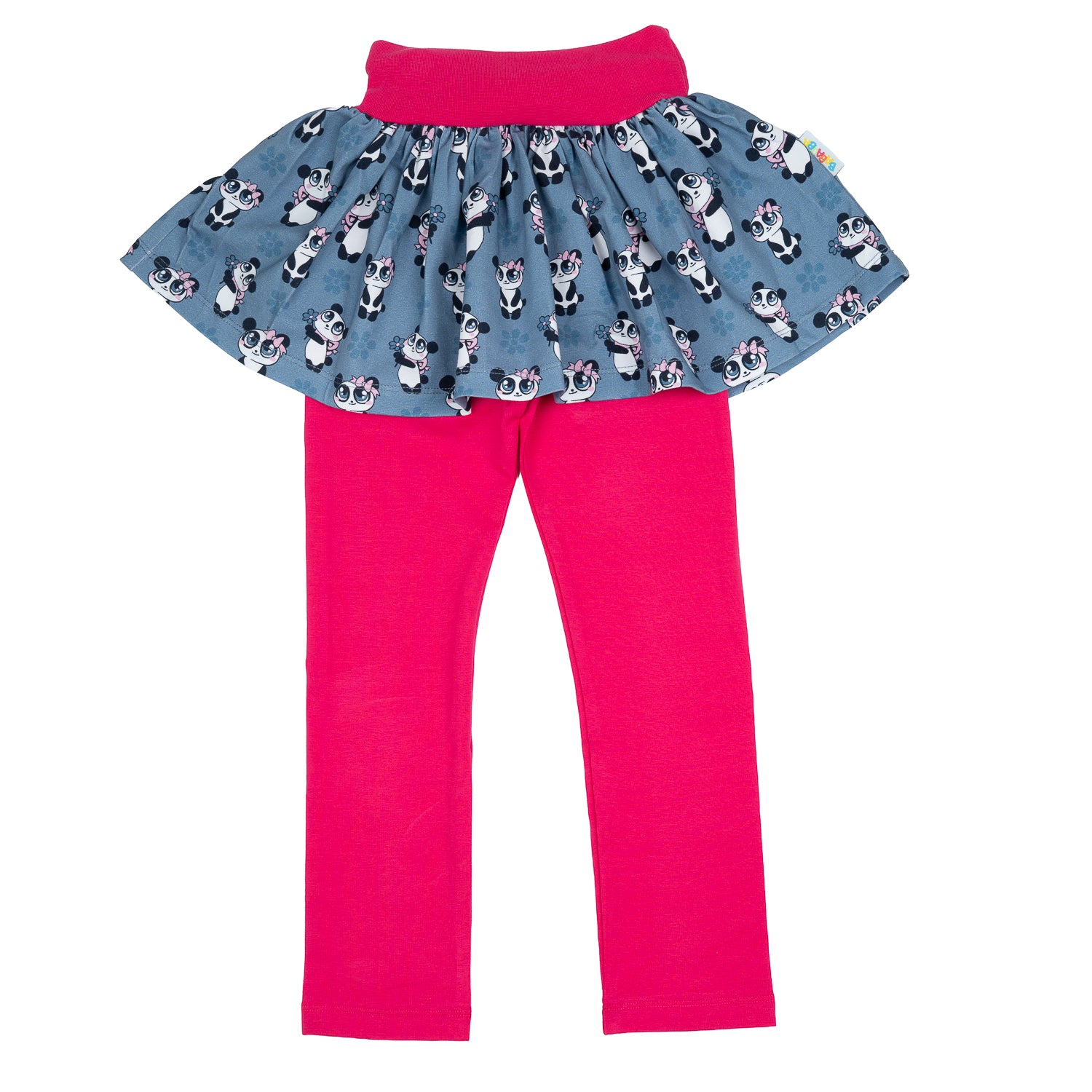 SkinnyPantsRöckchen im Babauba-Stil GirlyPanda-Grey