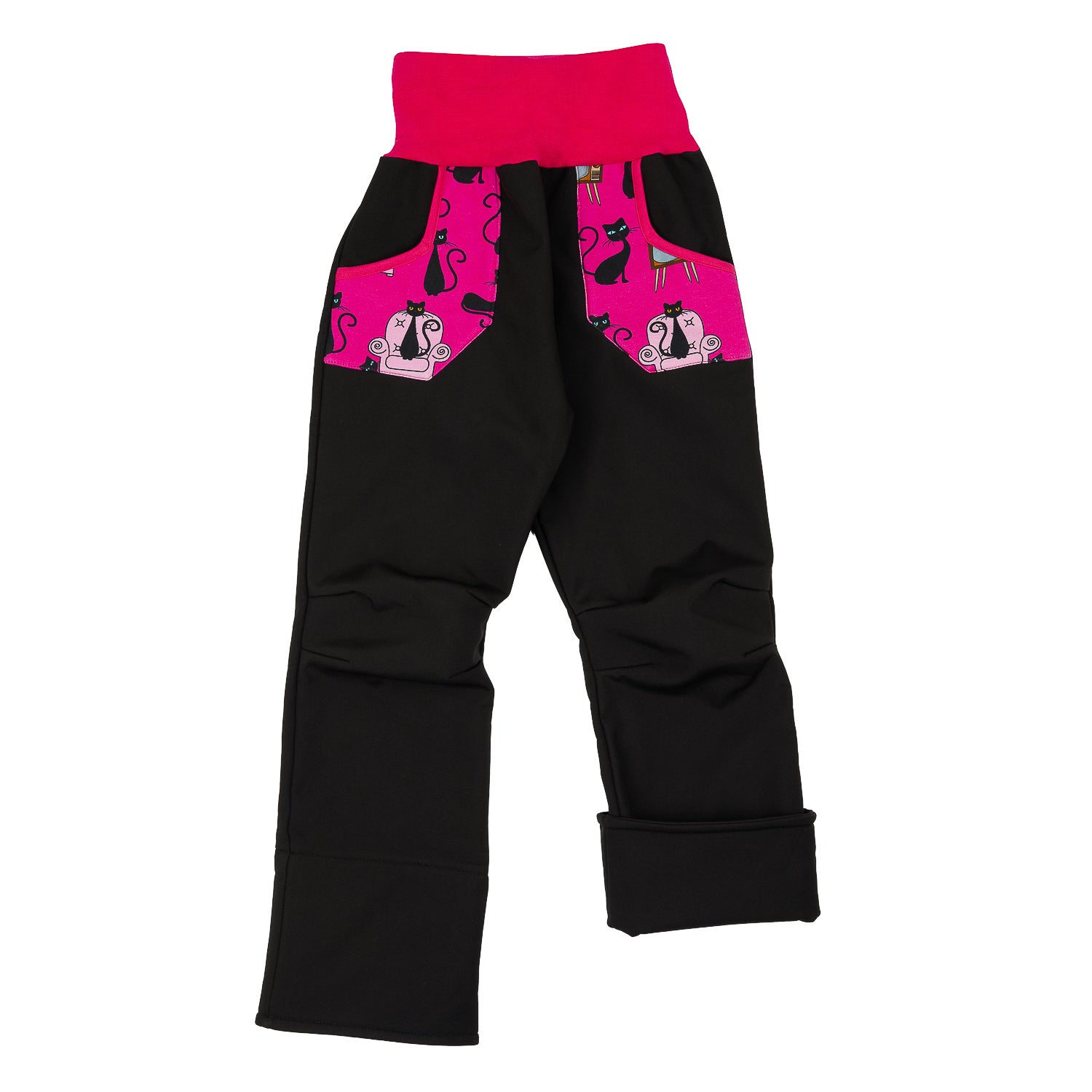 Babauba Softshellhose im Babauba-Stil Schwarz 