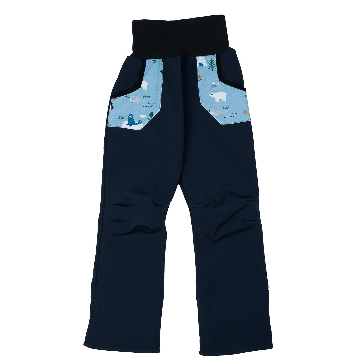 Babauba Softshellhose im Babauba-Stil blau 