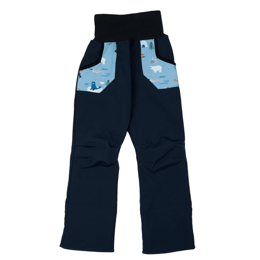 Babauba Softshellhose im Babauba-Stil blau 