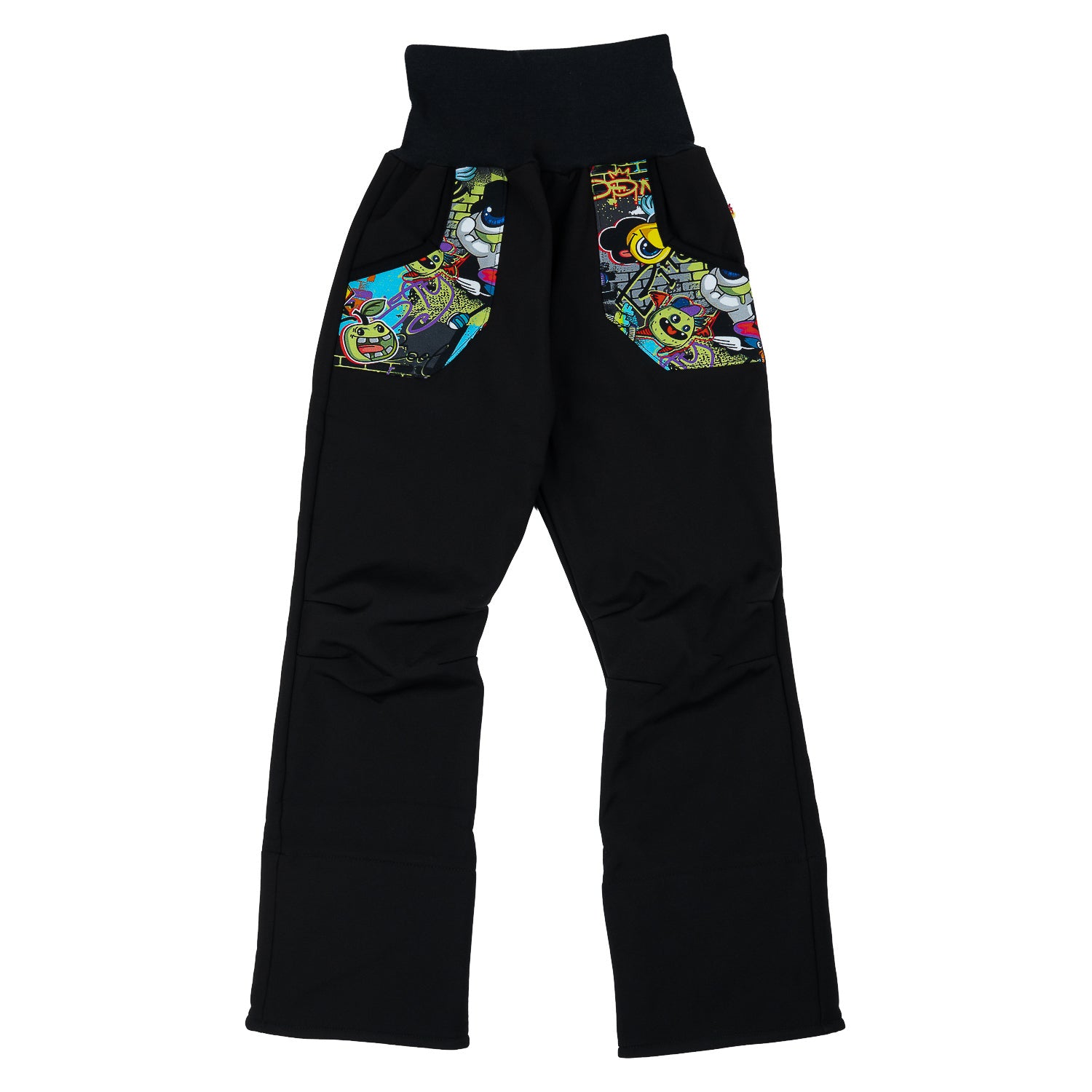 Babauba Softshellhose im Babauba-Stil schwarz 