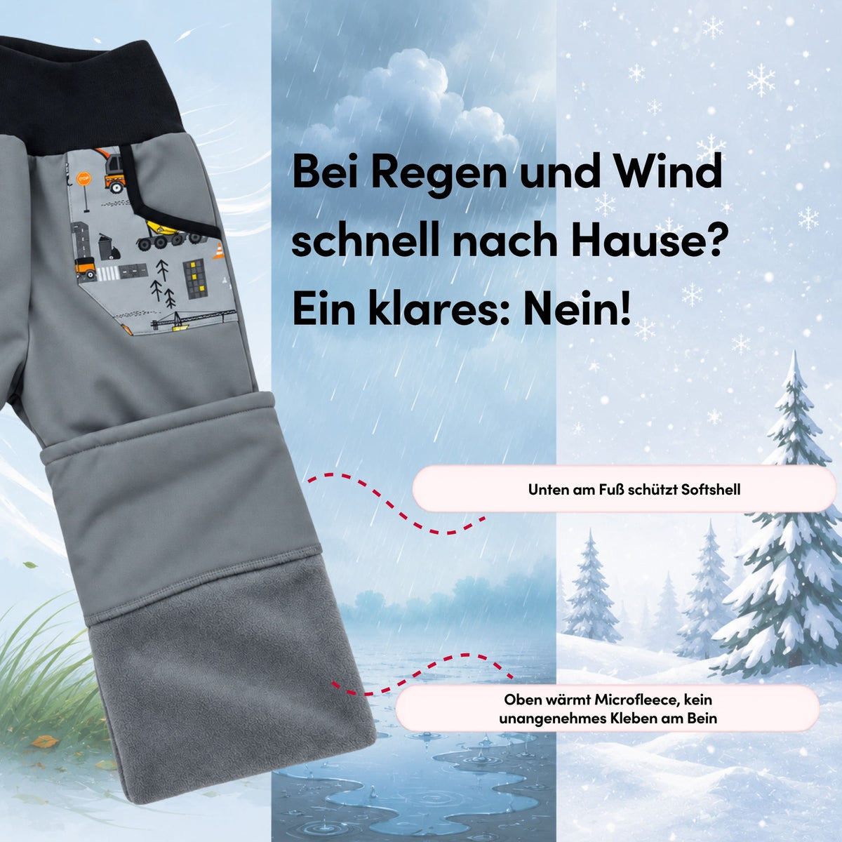 Softshell-Trousers ConstructionWorld