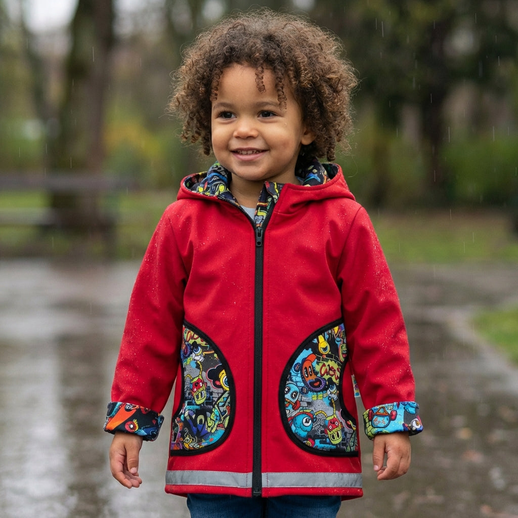 Softshelljacke CrazyGraffitiMonsters