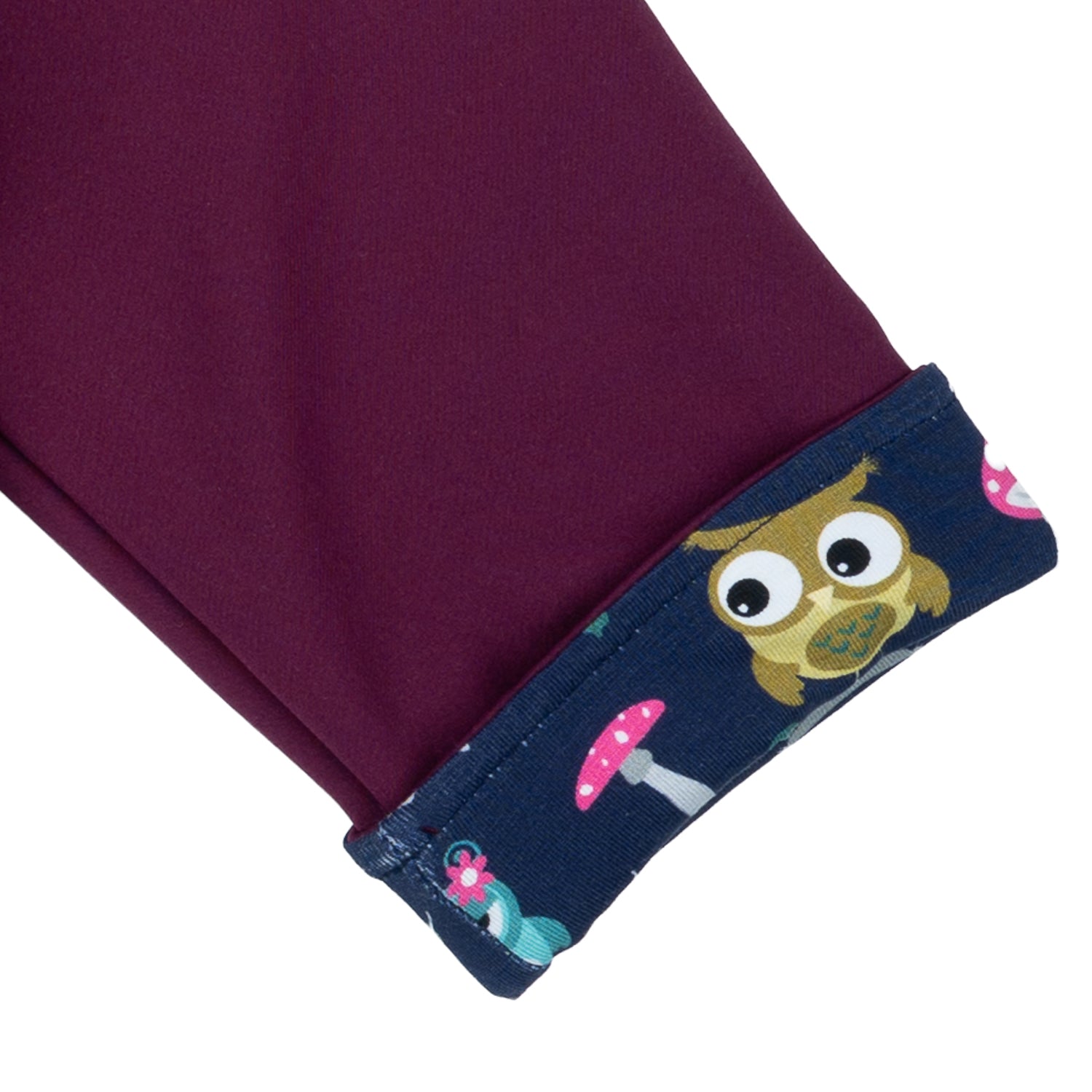 Ärmel von Softshelljacke im Babauba-Stil Hoots-Night