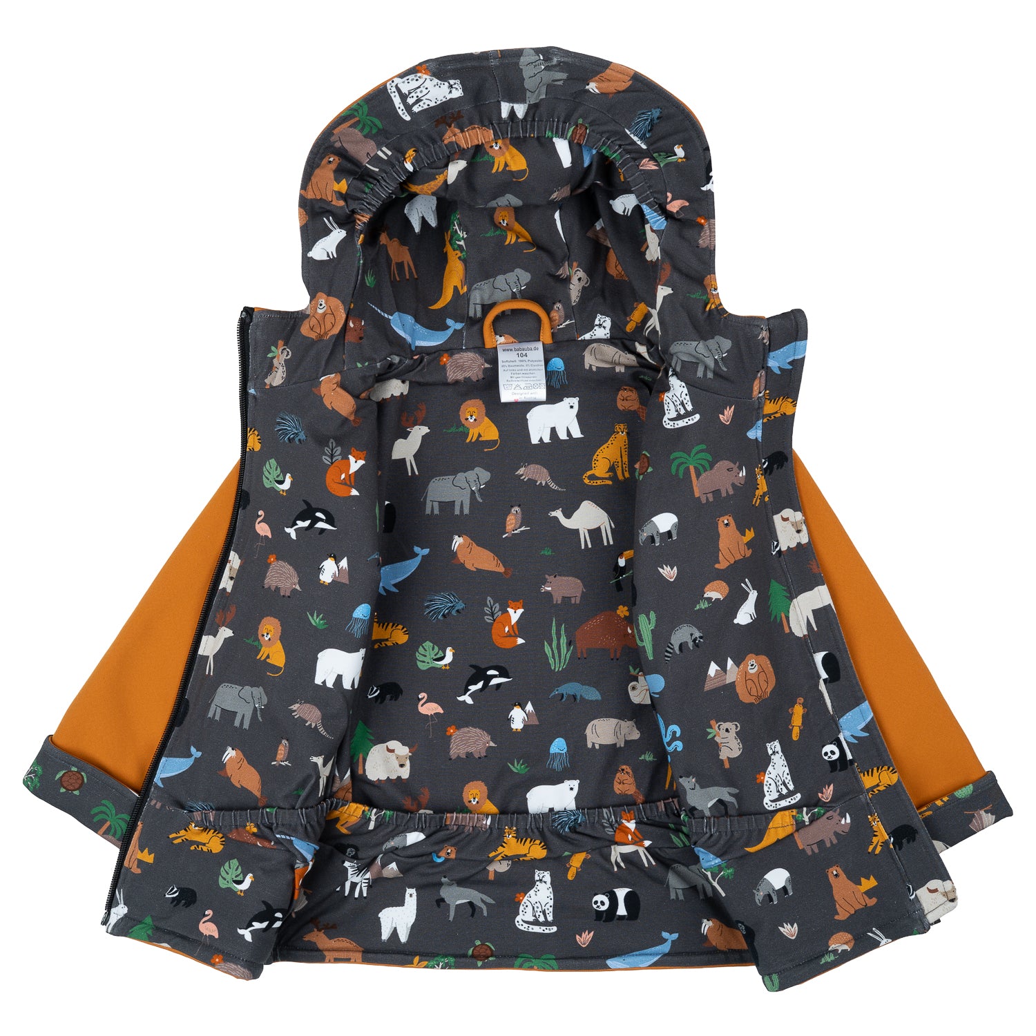 Softshelljacke geöffnet im Babauba-Stil AnimalsOfTheWorld