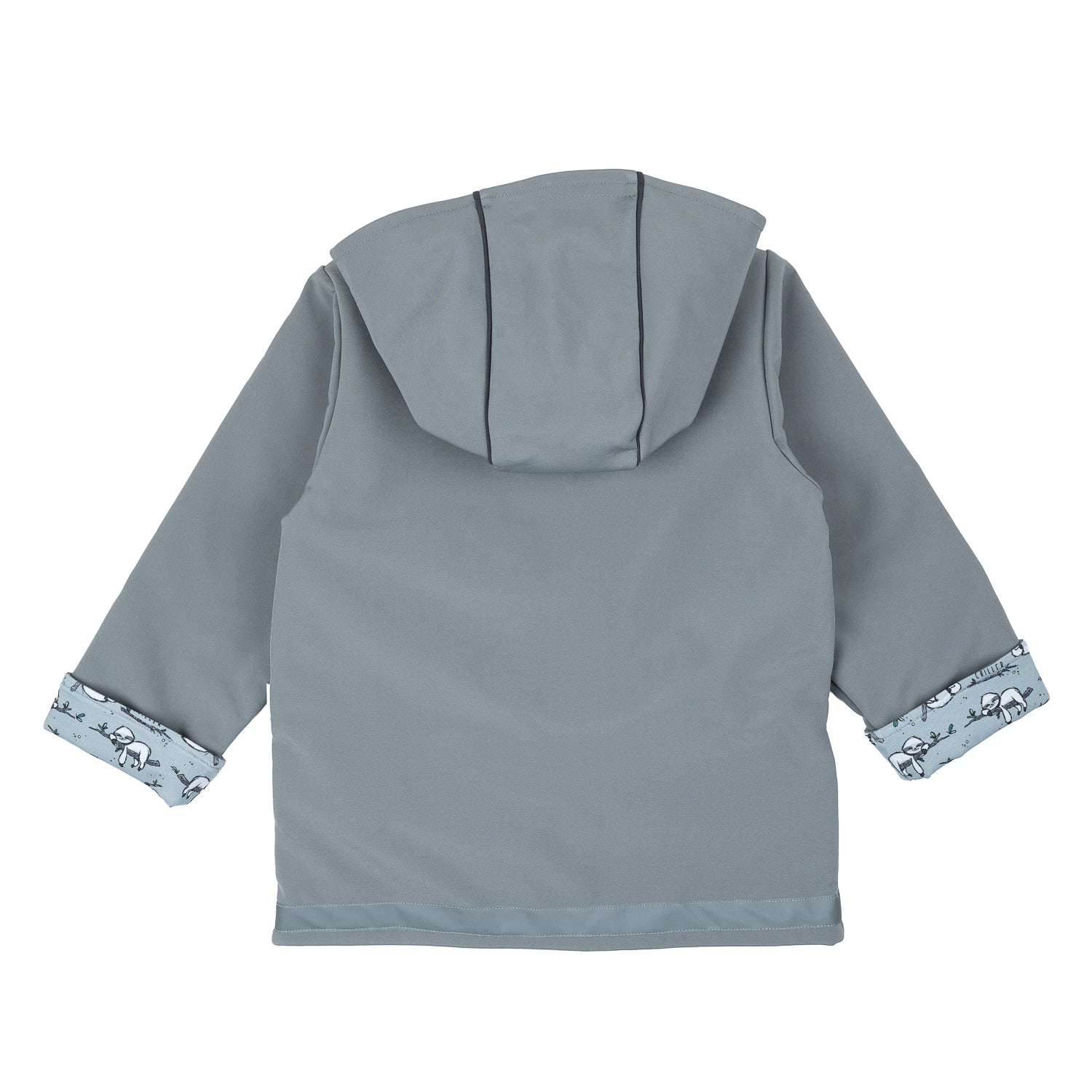 Rückseite von Softshelljacke im Babauba-Stil Fulltimechiller