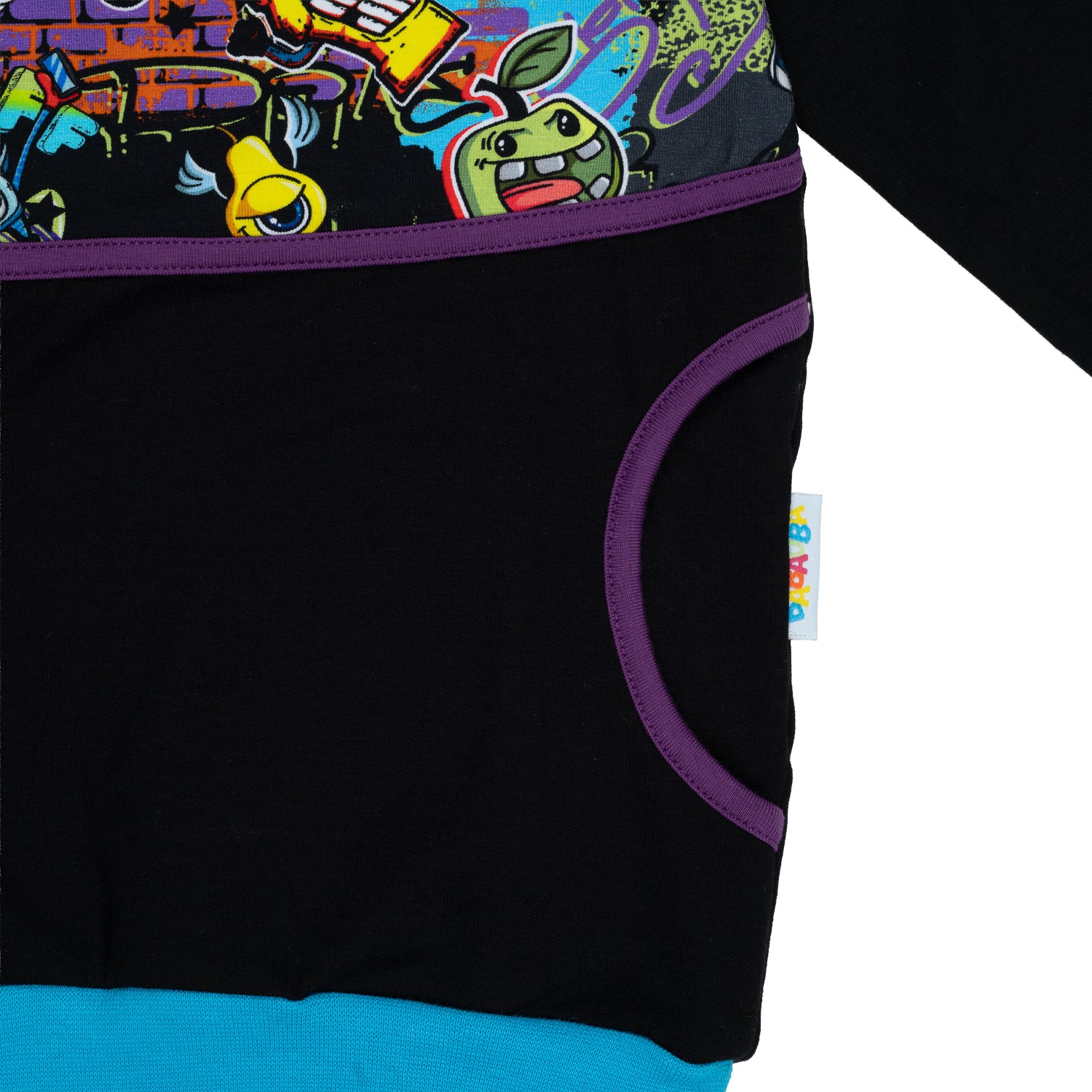 Detailbild von Sweater im Babauba-Stil CrazyGraffitiMonsters