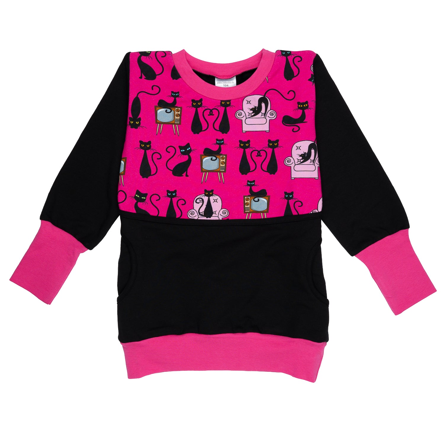 Sweater im Babauba-Stil BlackCats