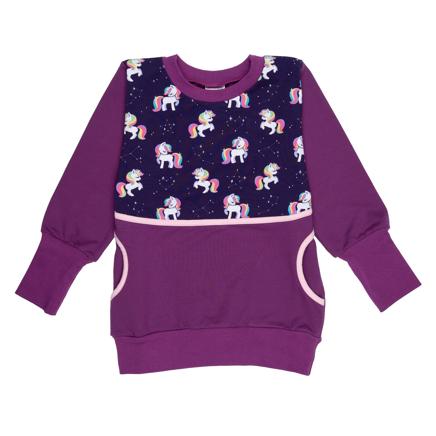 Sweater im Babauba-Stil GalaxyUnicorns