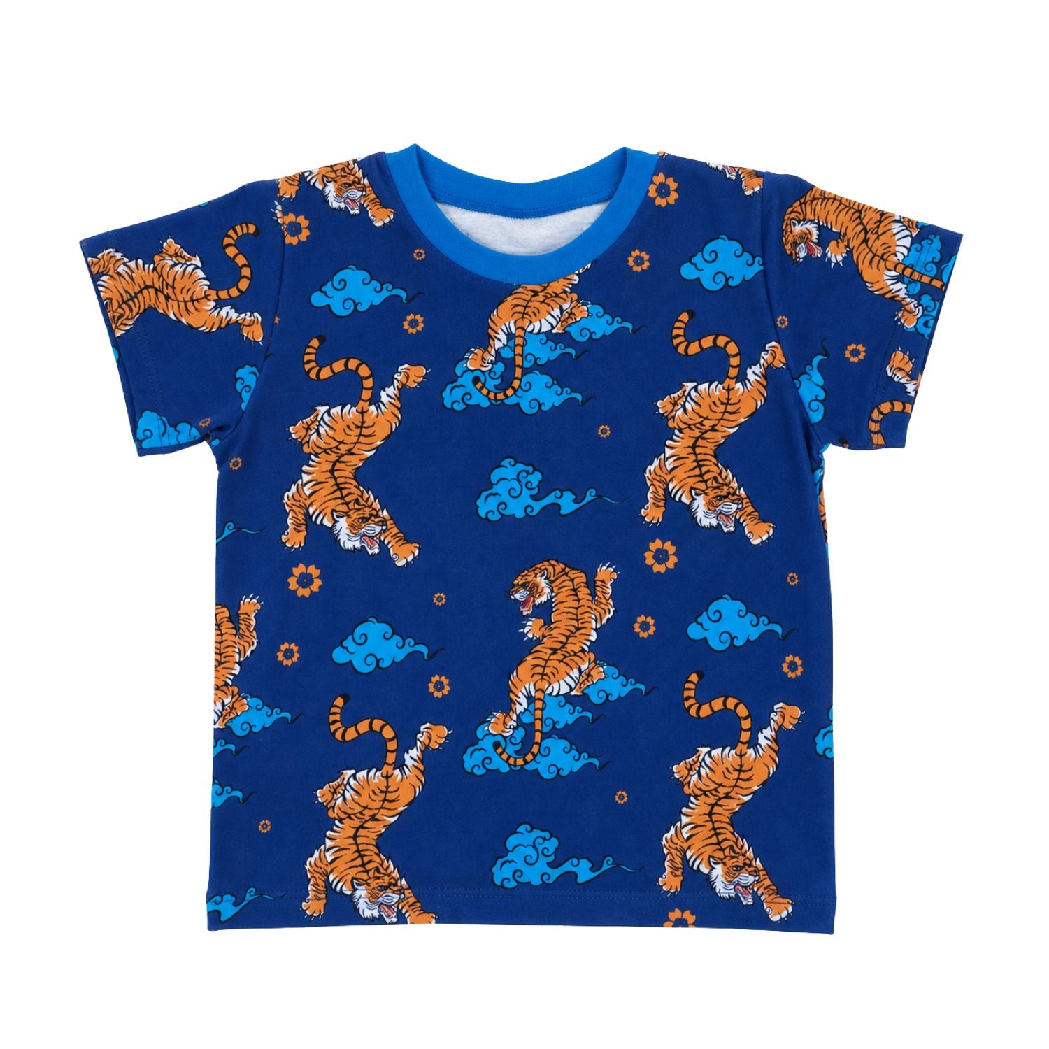 T-Shirt im Stil Tiger-Blue