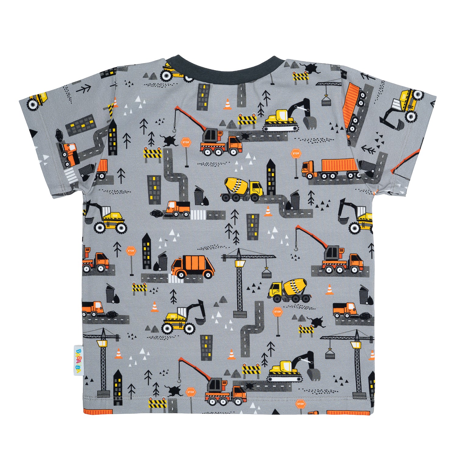 T-Shirt im Babauba-Stil ConstructionWorld Rückseite