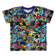 T-Shirt im Babauba-Stil CrazyGraffitiMonsters