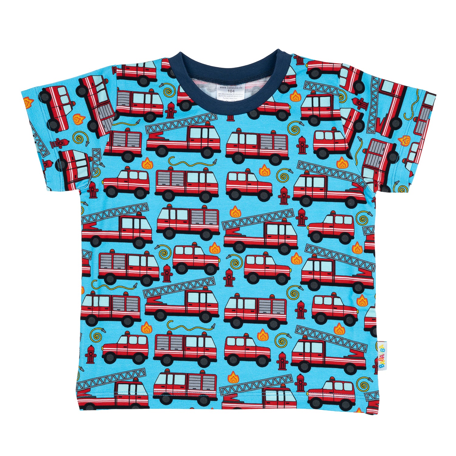 T-Shirt im Babauba-Stil Firefighter