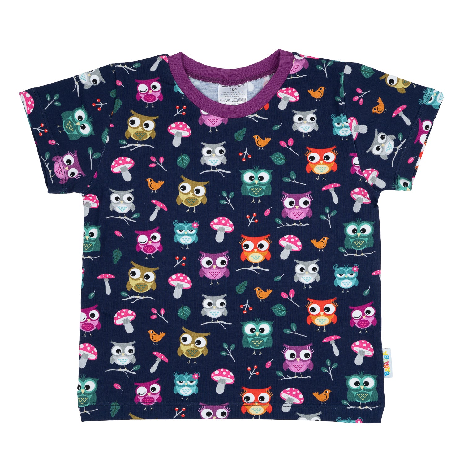 T-Shirt im Babauba-Stil Hoots-Night