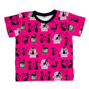 T-Shirt im Babauba-Stil BlackCats
