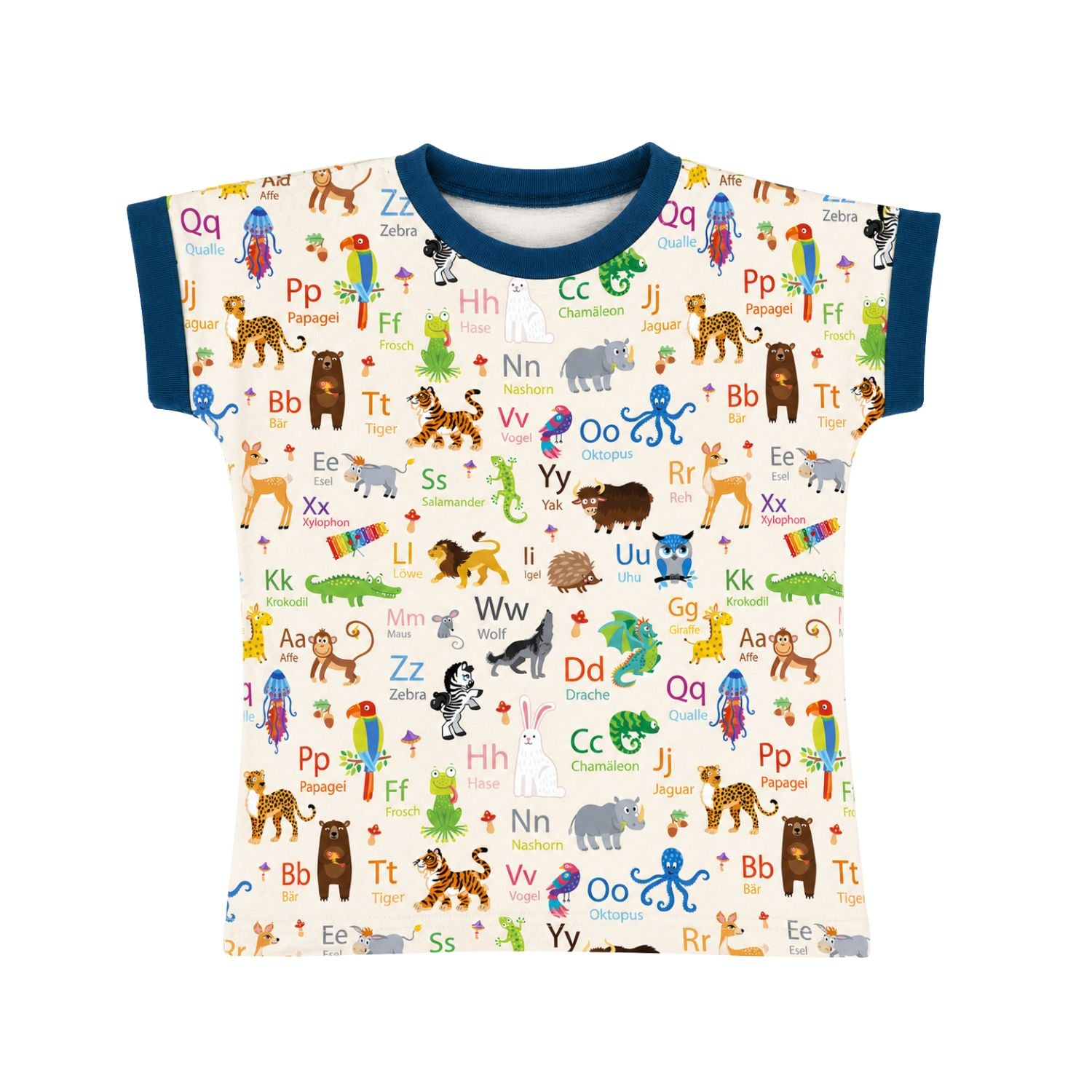 Trendy-T-Shirt im Stil Alphabet