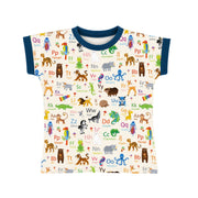 Trendy-T-Shirt im Stil Alphabet