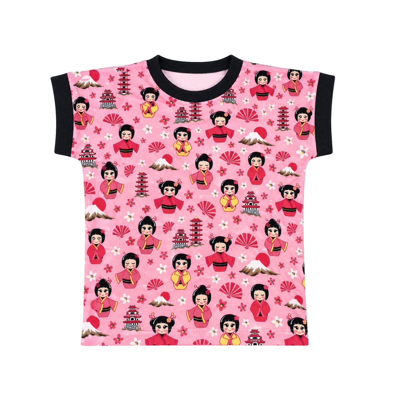 Trendy-T-Shirt im Stil MissKYoto